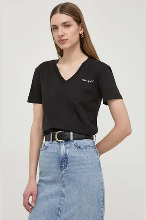 Karl Lagerfeld Bavlněné tričko barva