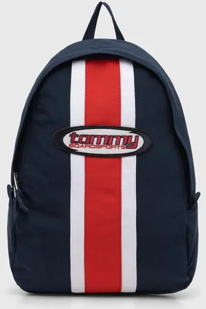 Tommy Hilfiger Batoh pánský, tmavomodrá barva, velký, vzorovaný, AM0AM12127