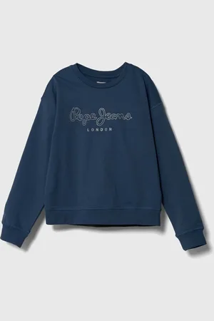 Pepe Jeans Dětská bavlněná mikina ROSE s potiskem