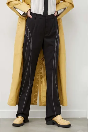 Gestuz Kalhoty dámské, barva, široké, high waist, 10908839