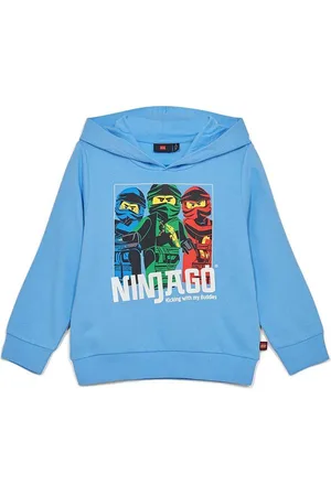 LEGO Wear Dětská bavlněná mikina s kapucí, s potiskem