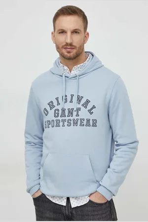 GANT Mikina pánská, s kapucí, s potiskem