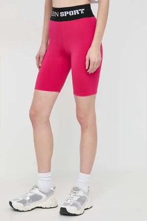 Philipp Plein Kraťasy dámské, barva, s potiskem, high waist