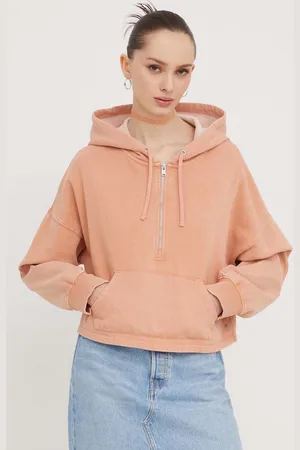 Roxy Mikina dámská, barva, s kapucí, hladká, ARJFT04236