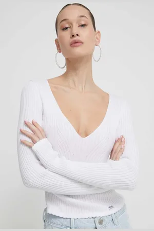 Moschino Bavlněný svetr barva, lehký