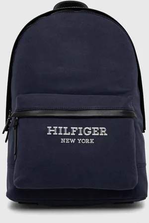 Tommy Hilfiger Batoh pánský, tmavomodrá barva, velký, s aplikací, AM0AM11813