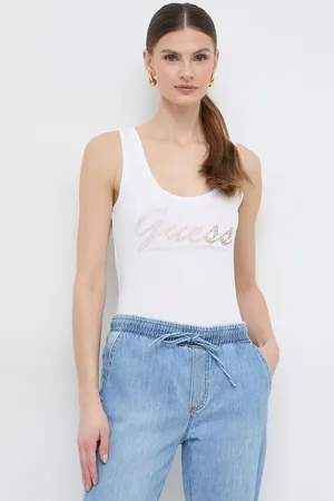 Guess Bavlněný top LOGO barva, W4GP16 K1814
