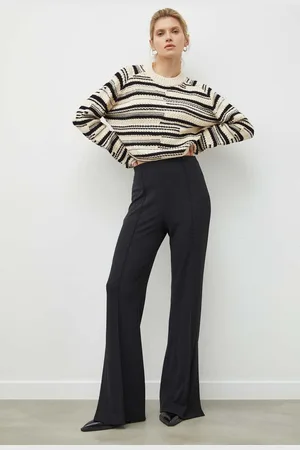DAY Birger et Mikkelsen Kalhoty dámské, barva, široké, high waist