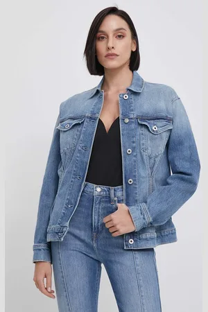 Pepe Jeans Džínová bunda FREYA dámská, přechodná, PL402381
