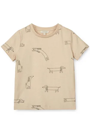 Liewood Bavlněné dětské tričko Apia Baby Printed Shortsleeve T-shirt barva