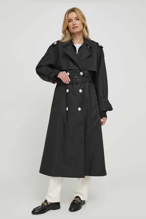 Tommy Hilfiger Bavlněný trenčkot barva, WW0WW40483