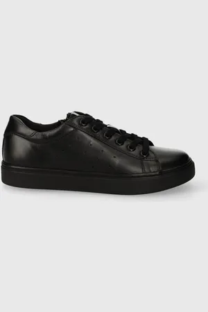 Geox Dětské kožené sneakers boty NASHIK barva