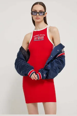 Tommy Hilfiger Šaty Archive Games barva, mini, DW0DW18544