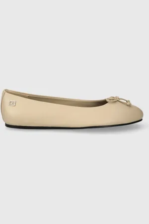 Tommy Hilfiger Kožené baleríny ESSENTIAL LEATHER BALLERINA barva, FW0FW07768