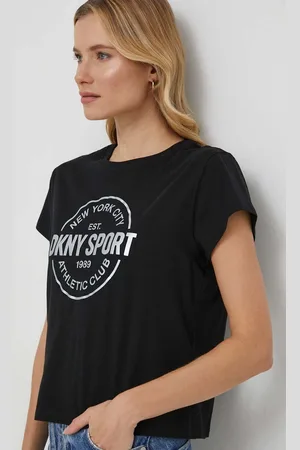 DKNY Bavlněné tričko barva, DP3T9563