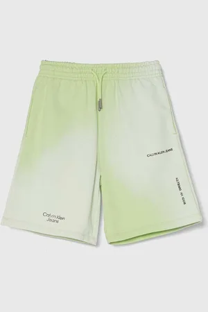 Calvin Klein Dětské bavlněné šortky barva