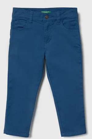 Benetton Dětské kalhoty hladké