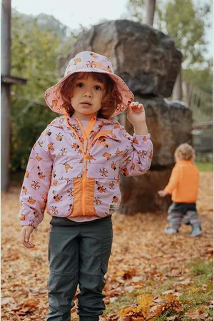 Jack Wolfskin Dětská nepromokavá bunda SMILEYWORLD AOP barva