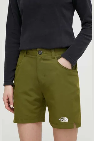 The North Face Outdoorové šortky Horizon barva, high waist, NF0A8251PIB1