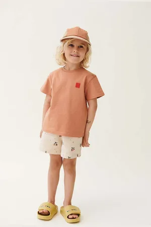 Liewood Dětské bavlněné šortky Gram Printed Sweatshorts barva, vzorované, nastavitelný pas