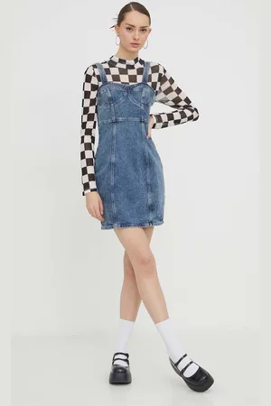 Tommy Hilfiger Džínové šaty mini, DW0DW17054