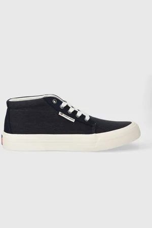Tommy Hilfiger Sneakers boty TJM MID CUT CANVAS COLOR tmavomodrá barva, EM0EM01412