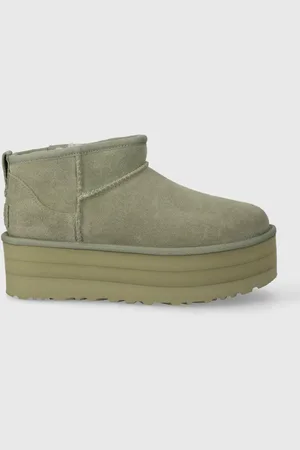 UGG Semišové sněhule Classic Ultra Mini Platform barva, 1135092