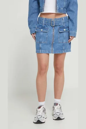 Tommy Hilfiger Džínová sukně mini, DW0DW17668