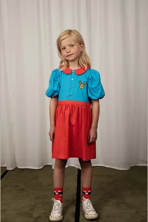Mini Rodini Dětské bavlněné šaty Medal mini
