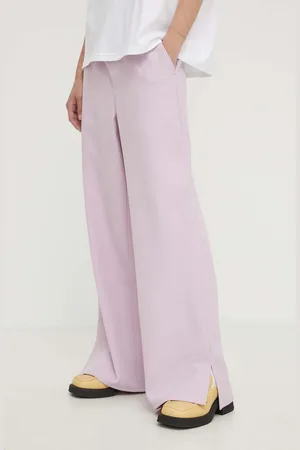 Won Hundred Kalhoty dámské, barva, široké, high waist, 2834-14229