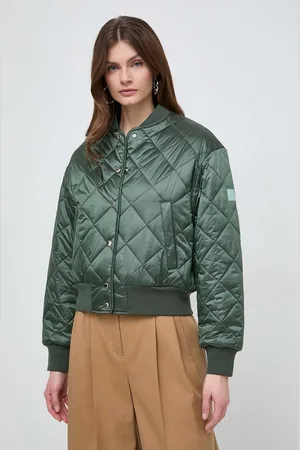 HUGO BOSS Bomber bunda barva, přechodná, oversize, 50509257