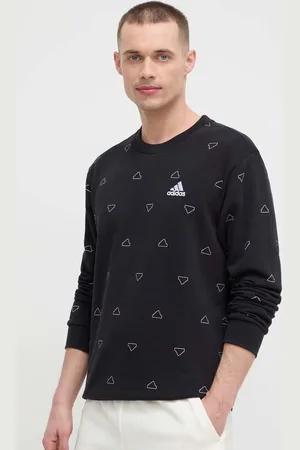 adidas Mikina pánská, barva, vzorovaná, IS1828