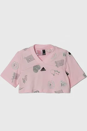 adidas Dětské bavlněné tričko barva