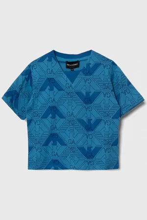 Emporio Armani Dětské bavlněné tričko