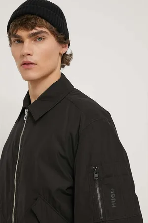 HUGO BOSS Bomber bunda barva, přechodná, oversize, 50510789