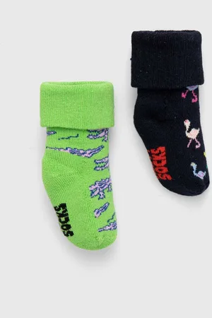 Happy Socks Dětské ponožky Kids Animals Baby Terry Socks 2-pack barva