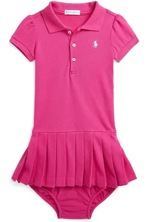 Ralph Lauren Dětské bavlněné šaty barva, mini