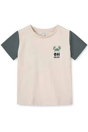 Liewood Bavlněné dětské tričko Apia Baby Placement Shortsleeve T-shirt barva, s potiskem