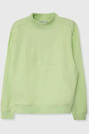 Calvin Klein Dětská mikina barva, s aplikací