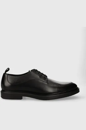 HUGO BOSS Kožené polobotky Larry pánské, barva, 50511939