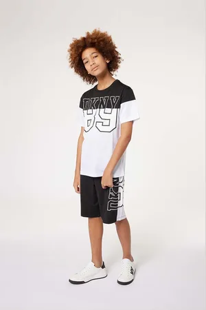 DKNY Dětské kraťasy barva, s potiskem