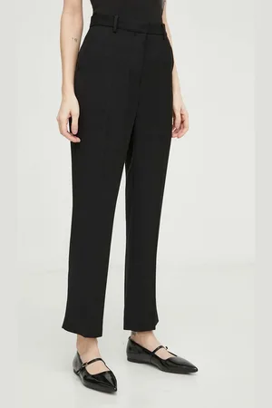DAY Birger et Mikkelsen Kalhoty dámské, barva, jednoduché, high waist