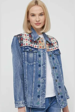 Desigual Džínová bunda DONIS dámská, přechodná, 24SWED13