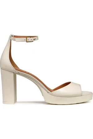 Geox Kožené sandály D WALK PLEASURE 85S barva, D45B6D 00043 C1002