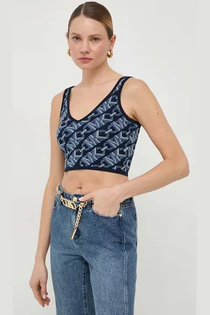 Michael Kors Top dámský, tmavomodrá barva