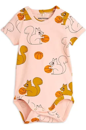 Mini Rodini Kojenecký overal Squirrels