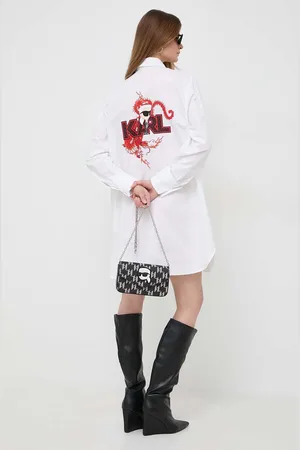 Karl Lagerfeld Košile barva, regular, s klasickým límcem