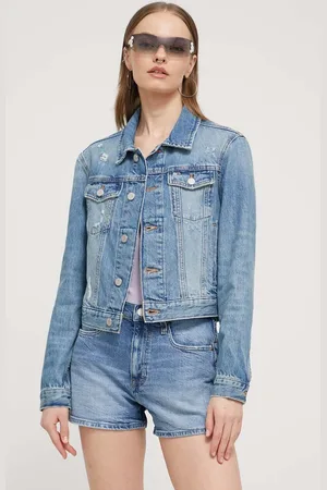Tommy Hilfiger Džínová bunda dámská, přechodná, DW0DW17660