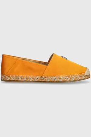 Tommy Hilfiger Espadrilky TH SATIN FLAT ESPADRILLE žlutá barva, FW0FW07881