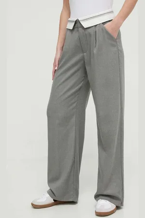 Hollister Kalhoty dámské, barva, široké, high waist